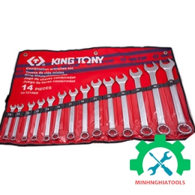 Bộ cờ lê vòng miệng 14 chi tiết Kingtony 1214MR 10 - 32mm 