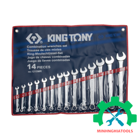 Bộ cờ lê vòng miệng 14 chi tiết Kingtony 1215MR 8 - 24mm 
