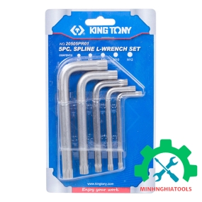 Bộ lục giác bông 12 cạnh Kingtony 20505PR01 5 cây từ M5-M12