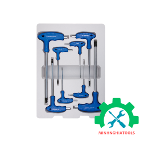 Bộ lúc giác chữ T đầu bi Kingtony 22108MR 8 cây 2-10mm 