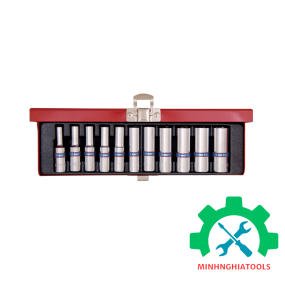 Bộ tuýp 1/4" dài Kingtony 2511MR 11 chi tiết 4-13mm