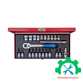 Bộ tuýp 3/8 inch 24 chi tiết hệ mét Kingtony 3024MR 