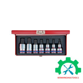 Bộ tuýp lục giác sao (12 cạnh - tuýp M) 7 chi tiết Kingtony 4117PR