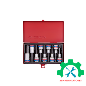 Bộ tuýp lục giác 1/2" loại dài 80mm Kingtony 4120PR 9 chi tiết 