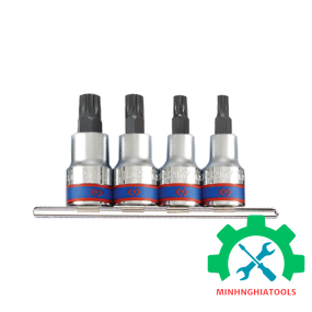  Bộ tuýp lục giác sao 1/2 inch 4 chi tiết Kingtony 4126PR