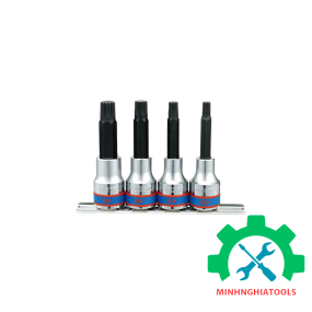 Bộ  tuýp lục giác sao dài 1/2 inch 4 chi tiết Kingtony 4136PR