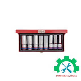 Bộ tuýp 1/2" loại 6 cạnh,  8 chi tiết Kingtony 4308MR 