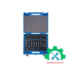 Bộ tuýp 1/2" 25 chi tiết dài 77mm Kingtony 4435MP, kích thước 8-36mm