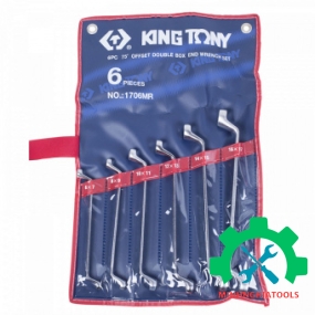 Bộ cờ lê hai đầu vòng 6 chi tiết 6-17mm Kingtony 1706MR 