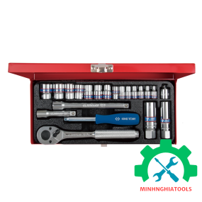 Bộ tuýp 1/4 và 3/8 inch Kingtony 5022MR 21 chi tiết 