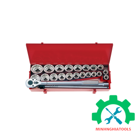 Bộ tuýp 3/4 inch 24 chi tiết hệ inch & hệ mét Kingtony 6224CR 