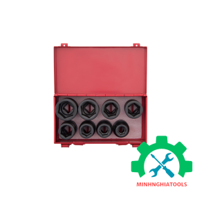 Bộ đầu tuýp 3/4" đen ngắn 8 chi tiết Kingtony 6408MP10 (19mm- 38mm)