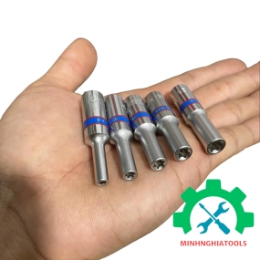 Tuýp 1/4" hình sao E Kingtony 2275M loại dài 50mm, Kích thước E4-E8 