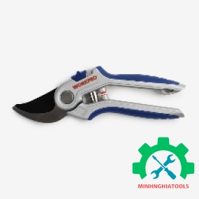 Kéo cắt tỉa cành, tay cầm hợp kim, lưỡi dao SK5,8 inches Workpro WP332011