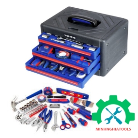 Bộ công cụ dụng cụ các loại (1 set = 125 cái) Workpro WP209028