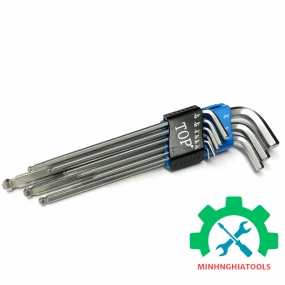 Bộ lục giác 9 cây hệ Inch TOP TW-21009B-WM 1/16-3/8
