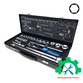 Bộ tuýp 1/2" 24 chi tiết LICOTA ALT-5002F loại 6 cạnh