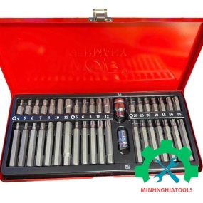 Bộ mũi vít lục giác và đầu sao thân 10mm, 40 chi tiết TOP TBS-1102 