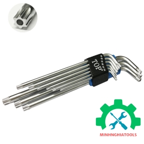 Bộ lục giác bông có lỗ 9 cây T10-T50 TOP KTH001