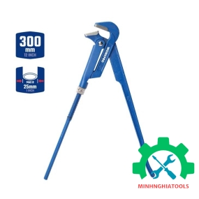 Cờ lê ống hàm thẳng 90 độ, điều chỉnh được, hàm mở 25mm (1 inch) Workpro  WP302012