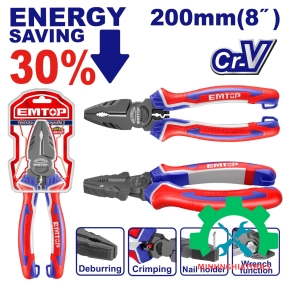 Kìm bằng 8" trợ lực 30% EMTOP EPLRC0821 dài 200mm