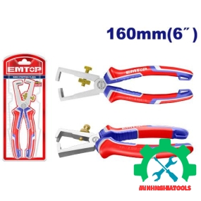 Kìm tuốt dây điện 6" EMTOP EPLRW0611 dài 160mm