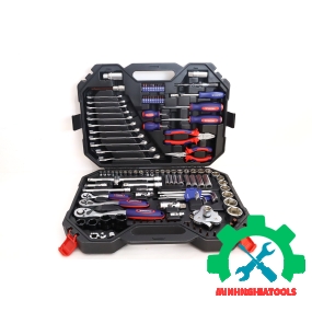 Bộ công cụ cơ khí các loại có hộp đựng (1 set = 123 cái) Workpro - WP202533 