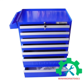 Tủ đồ nghề sắt LICOTA AWX-2603 7 ngăn Xanh ( 670 x 460 x 812 mm) 