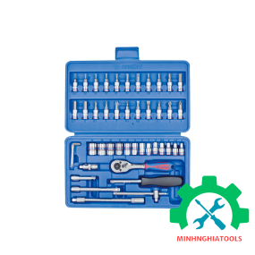 Bộ tuýp 1/4 Kingtony ST2346MR có 46 chi tiết 