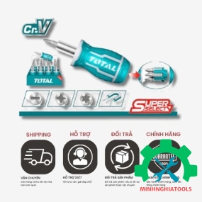BỘ TUA VÍT 8 TRONG 1 TOTAL TACSDS0706