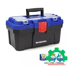 Thùng đồ nghề bằng nhựa 410mm Workpro WP283001