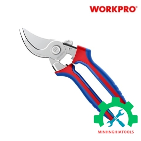 Kéo cắt tỉa cành, tay cầm nhựa, lưỡi dao 50CR-V,8.5 inches Workpro  WP332013