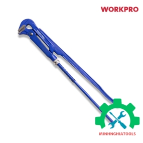 Cờ lê ống hàm thẳng 90 độ, điều chỉnh được, hàm mở, kích thước 50mm (2 inch) Workpro  WP302014