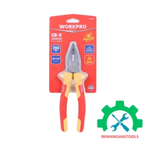 Kìm cách điện, kích thước 200mm (8 inches) Workpro - WP342017