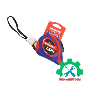 Thước cuộn thép tự khóa, kích thước 7.5Mx25mm Workpro - WP261007 