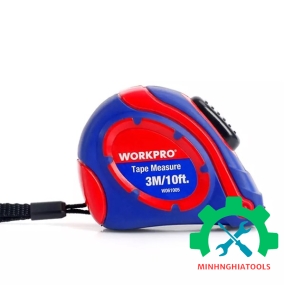 Thước cuộn thép tự khóa, kích thước 3Mx16mm Workpro - WP261005 