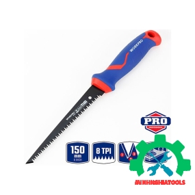 Cưa tay, lưỡi cưa đôi bằng kim loại, có đầu nhọn (dạng kiếm), kích thước 150mm (6 inches) Workpro - WP215017 