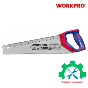 Cưa tay, lưỡi cưa bằng thép SK5, kích thước 450mm (18 inches) Workpro - WP215006 