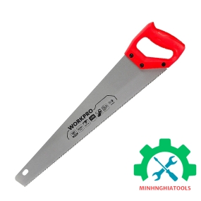 Cưa tay, lưỡi cưa bằng thép, kích thước 480mm (16 inches) Workpro - WP215002 