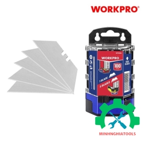 Lưỡi dao rọc giấy bằng thép SK2, (1set = 10 cái) Workpro - WP213004 
