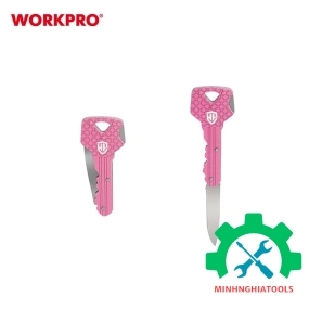 Dao có cán hình chìa khóa, màu hồng, kích thước: 2.5 inches Workpro - WP381006 