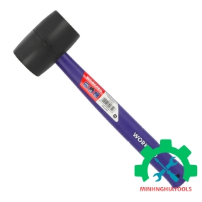 Búa cao su đầu đen 450gram (116OZ), cán bọc nhựa Workpro - WP241041 