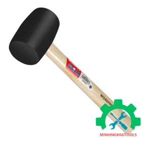 Búa cao su đầu đen tay gỗ 450gram (16OZ) Workpro - WP241039 