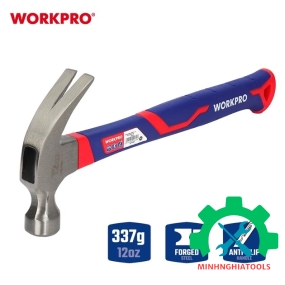 Búa nhổ đinh 337gram (12OZ), cán bọc cao su Workpro - WP241010 