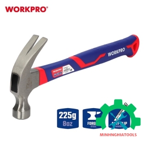 Búa nhổ đinh 225gram (8OZ), cán bọc cao su Workpro - WP241009 