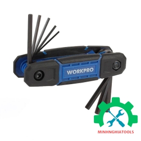 Bộ lục giác đầu bằng, kiểu gấpWorkpro - WP222028 