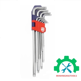 Bộ lục giác đầu hình sao kiểu chữ L, loại dài 9 cái Workpro - WP222003 