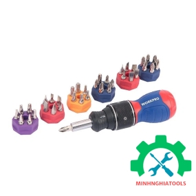 Bộ tua vít đổi đầu (1 set = 38 PCS) Workpro - WP221050 