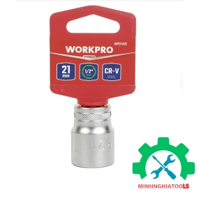 Đầu tube có đầu vuông 1/2 inch và đầu lục giác 6 cạnh size 21mm Workpro - WP274102
