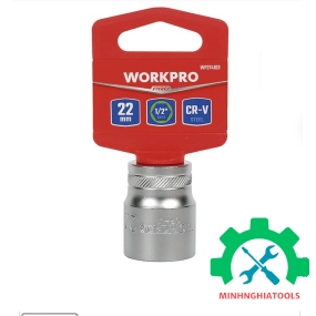 Đầu tube có đầu vuông 1/2 inch và đầu lục giác 6 cạnh size 22mm Workpro - WP274103